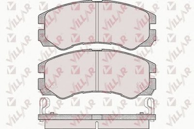 Комплект тормозных колодок, дисковый тормоз VILLAR купить