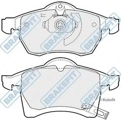 Комплект тормозных колодок, дисковый тормоз Brake Fit APEC braking купить