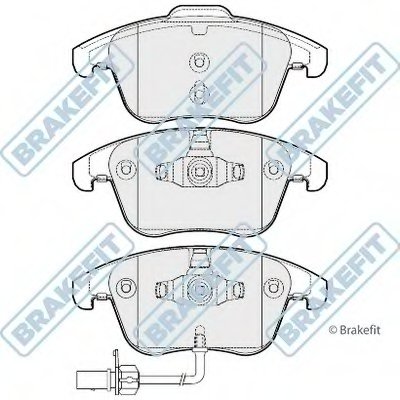 Комплект тормозных колодок, дисковый тормоз Brake Fit APEC braking купить