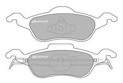 Комплект тормозных колодок, дисковый тормоз MOTAQUIP купить