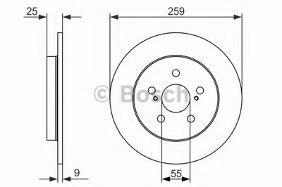 Тормозной диск BOSCH купить