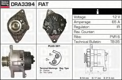 Генератор Remanufactured REMY (Light Duty) DELCO REMY купить