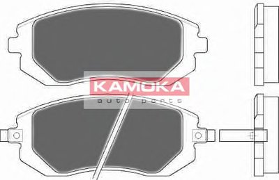 Колодка тормозная передняя Subaru Forester (01-14), Impreza (00-14), Legacy (02-14), XV (12-17) (MS7460) MASUMA