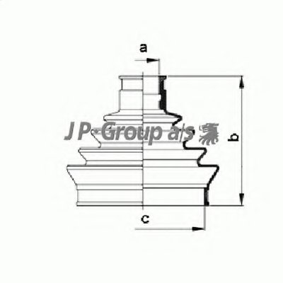 Комплект пылника, приводной вал QH JP GROUP купить