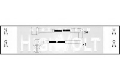 Комплект проводов зажигания HighVolt STANDARD купить