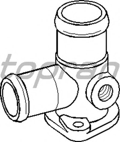 Фланец охлаждающей жидкости TOPRAN купить