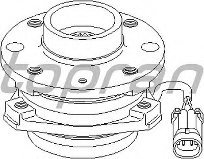 ? колесн. ступицы = TOPRAN купить