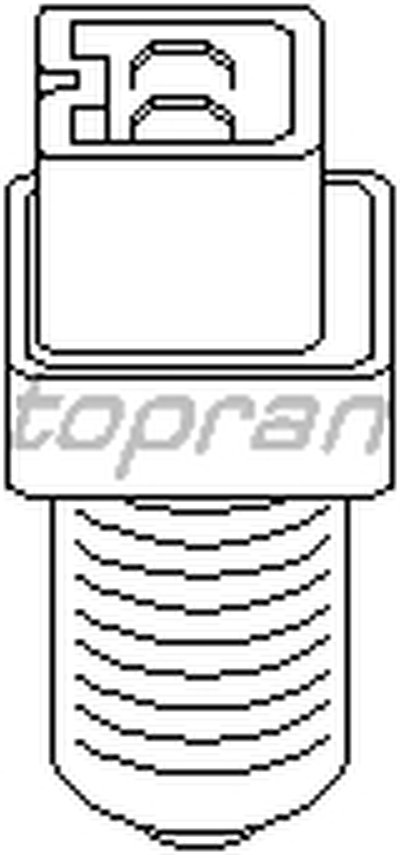 Выключатель, привод тормоза (механизм газораспределения) TOPRAN купить