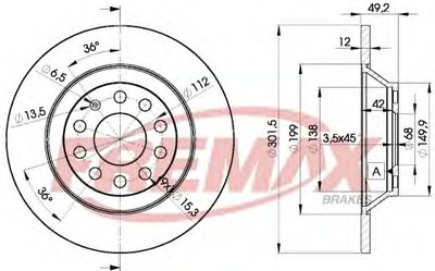 Тормозной диск Premium Carbon + FREMAX купить