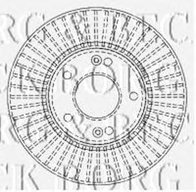 Тормозной диск BORG & BECK купить