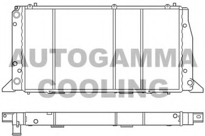 Радиатор, охлаждение двигателя AUTOGAMMA купить