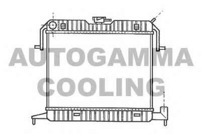 Радиатор, охлаждение двигателя AUTOGAMMA купить