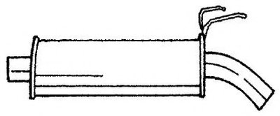 Глушитель выхлопных газов конечный AKS DASIS купить