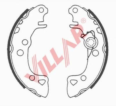 Комплект тормозных колодок VILLAR купить