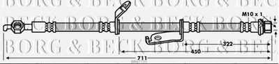 Тормозной шланг BORG & BECK купить