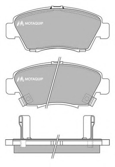 Комплект тормозных колодок, дисковый тормоз MOTAQUIP купить