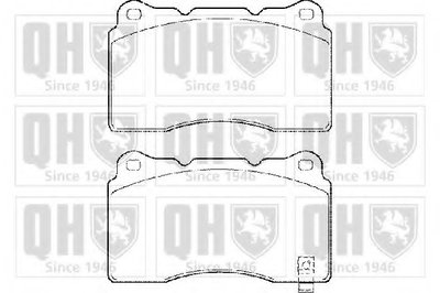 Комплект тормозных колодок, дисковый тормоз QUINTON HAZELL купить