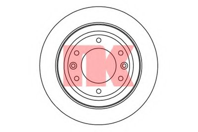 Тормозной диск NK купить