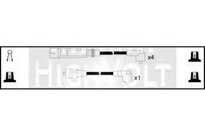 Комплект проводов зажигания HighVolt STANDARD купить