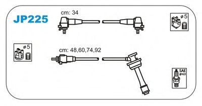 Комплект проводов зажигания JANMOR купить