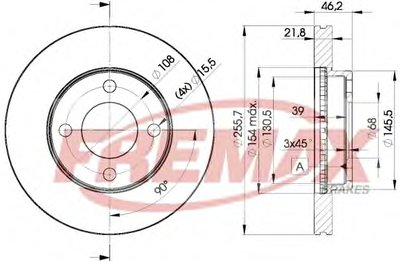 Тормозной диск Premium Carbon + FREMAX купить