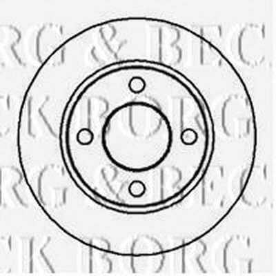 Тормозной диск BORG & BECK купить