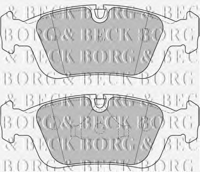BBP1627 BORG & BECK - Гальмівні колодки до дисків