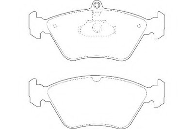 Комплект тормозных колодок, дисковый тормоз WAGNER купить