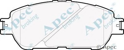 Комплект тормозных колодок, дисковый тормоз APEC braking купить