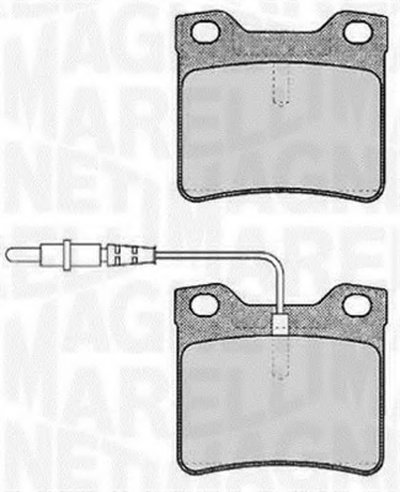 Комплект тормозных колодок, дисковый тормоз MAGNETI MARELLI купить