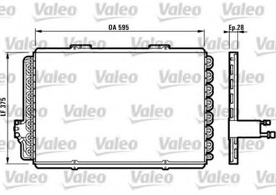 Конденсатор, кондиционер VALEO купить