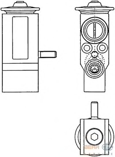 Расширительный клапан, кондиционер BEHR HELLA SERVICE купить