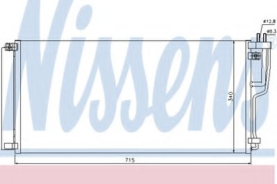 Конденсатор, кондиционер NISSENS купить