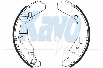 Комплект тормозных колодок MK KASHIYAMA KAVO PARTS купить