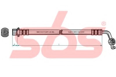 Тормозной шланг sbs купить