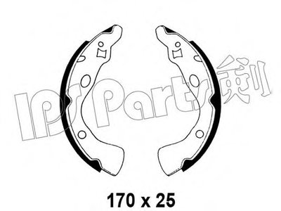 Тормозные колодки IPS Parts IPS Parts купить