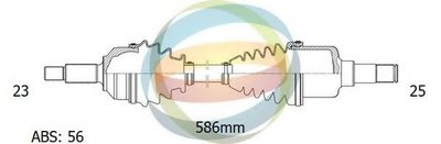 Приводной вал ODM-MULTIPARTS купить