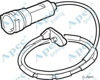 Указатель износа, накладка тормозной колодки APEC braking купить