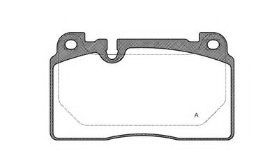 Комплект тормозных колодок, дисковый тормоз ADVANCE OPEN PARTS купить