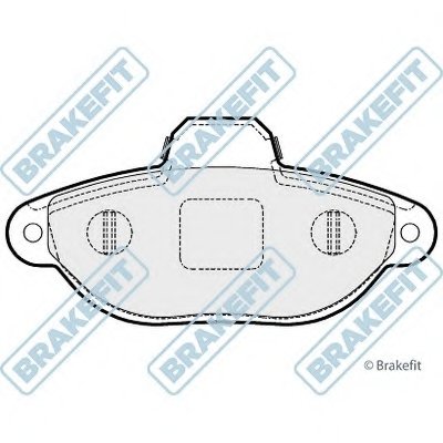 Комплект тормозных колодок, дисковый тормоз Brake Fit APEC braking купить