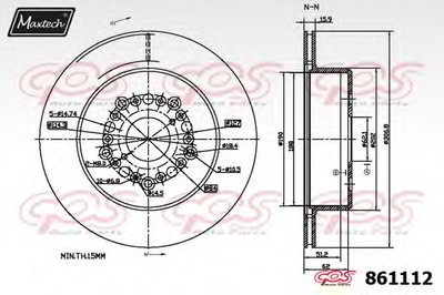 Тормозной диск R+ (Regular Plus) MAXTECH купить