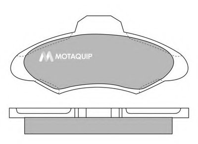 Комплект тормозных колодок, дисковый тормоз MOTAQUIP купить