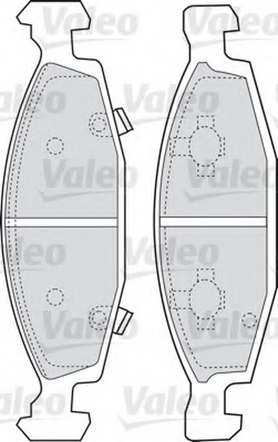 Комплект тормозных колодок, дисковый тормоз VALEO купить