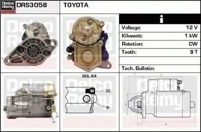 Стартер Remanufactured REMY (Light Duty) DELCO REMY купить