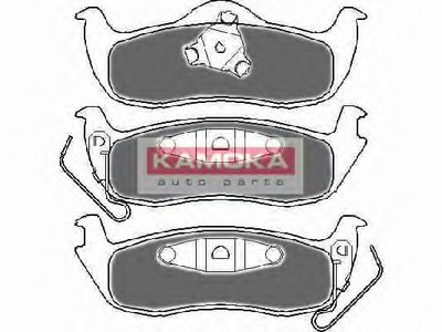 Комплект тормозных колодок, дисковый тормоз KAMOKA KAMOKA купить