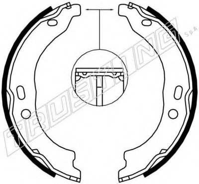 Комплект тормозных колодок, стояночная тормозная система TRUSTING купить