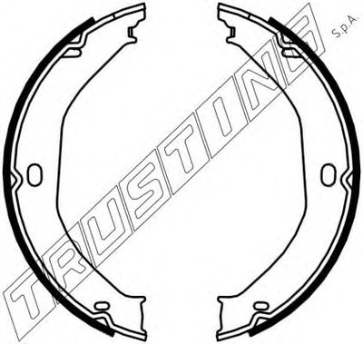 Комплект тормозных колодок, стояночная тормозная система TRUSTING купить