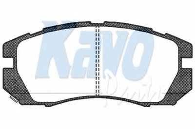 Комплект тормозных колодок, дисковый тормоз MK KASHIYAMA KAVO PARTS купить