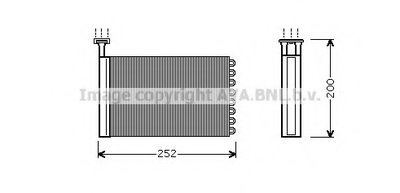 Теплообменник, отопление салона AVA QUALITY COOLING купить