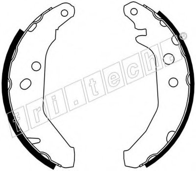 Комплект тормозных колодок REPARATION KIT fri.tech. купить